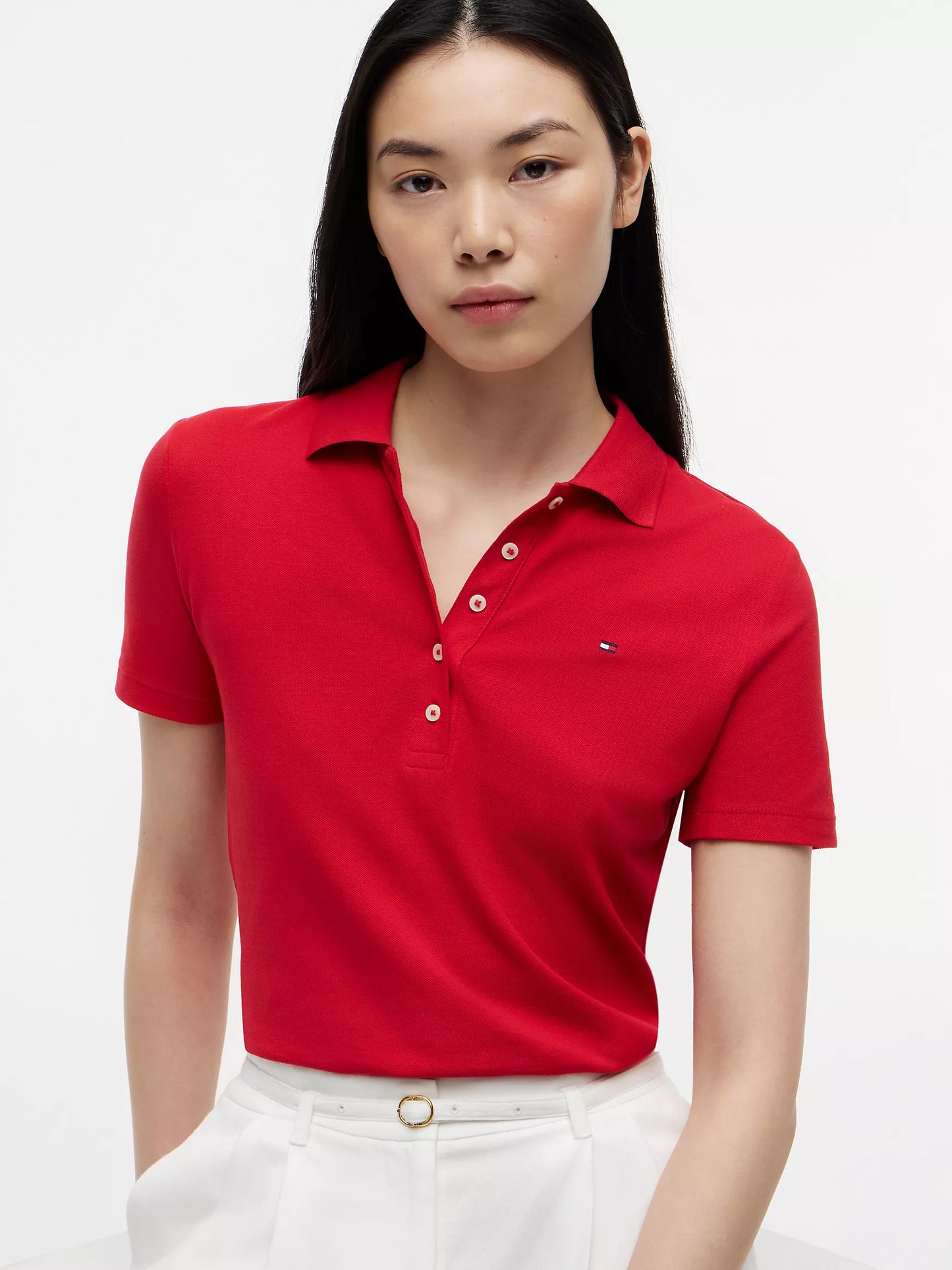 Women Stretch Cotton Polo