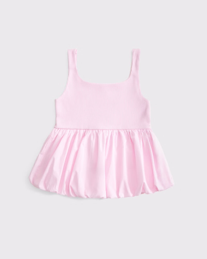 Girls Bubble Hem Tank