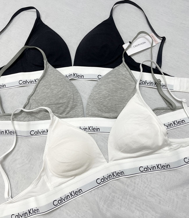 Women Modern Cotton Lightly Lined Triangle Bralette