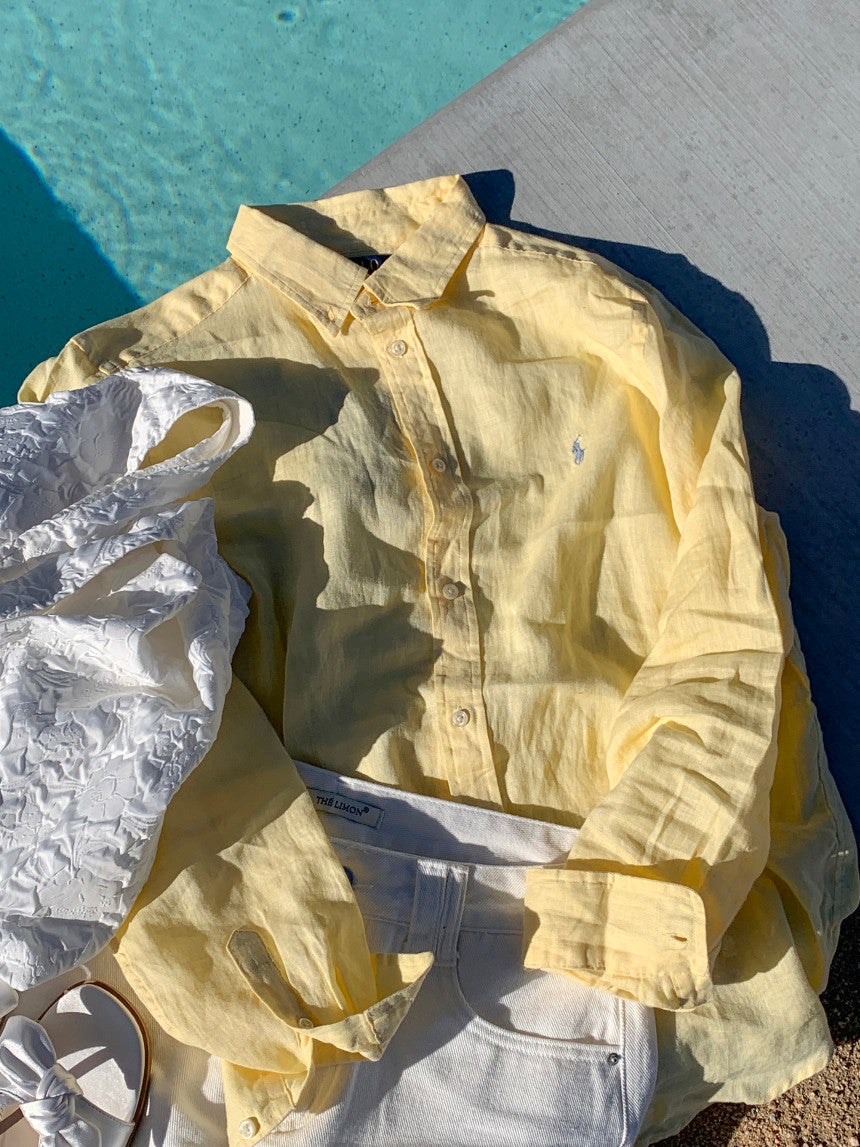Big Boys Cotton Linen Shirt