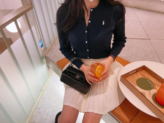Girls Cable Knit Cardigan