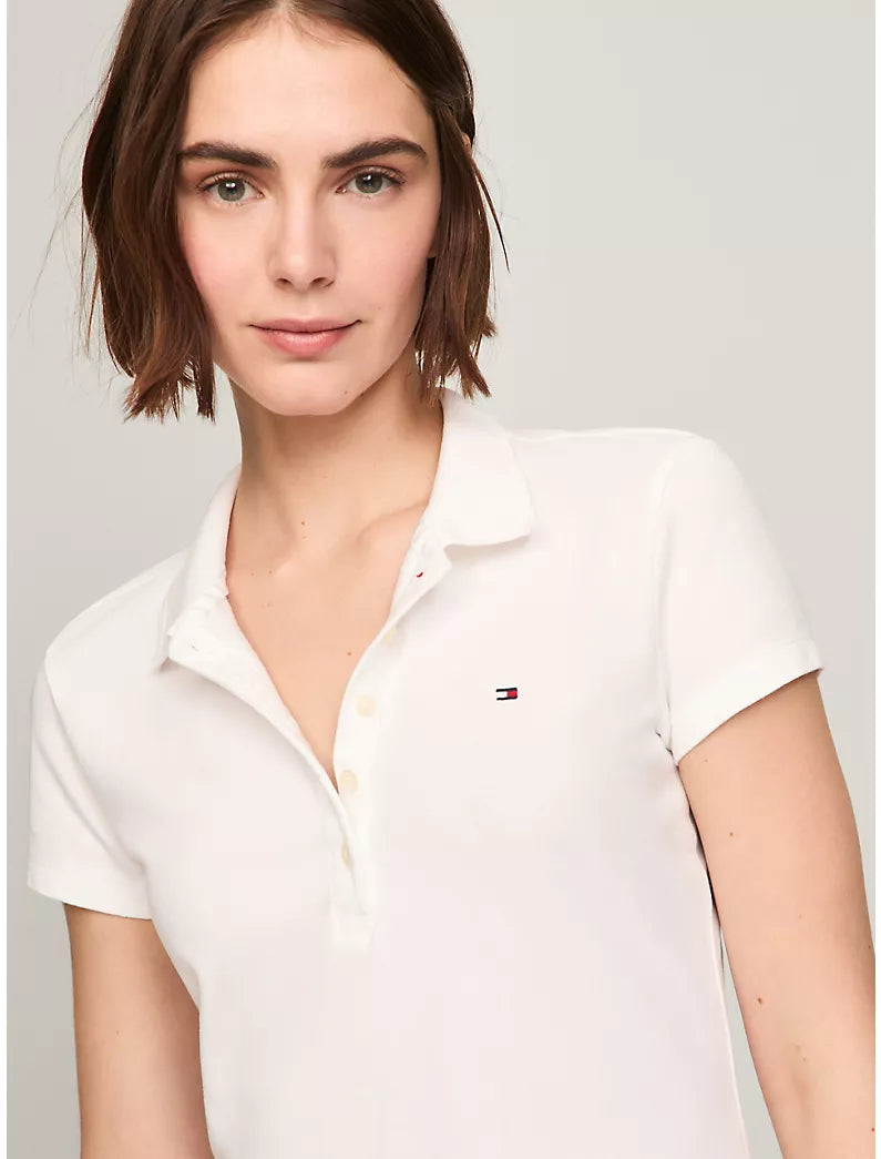 Women Slim Fit Polo Dress
