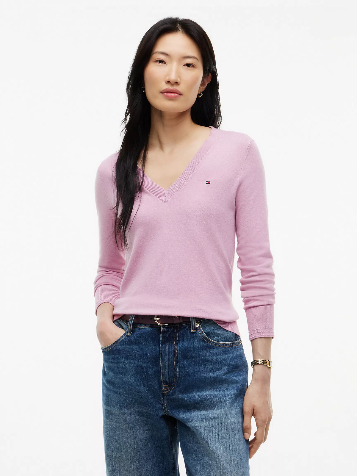 Women Vneck Sweater