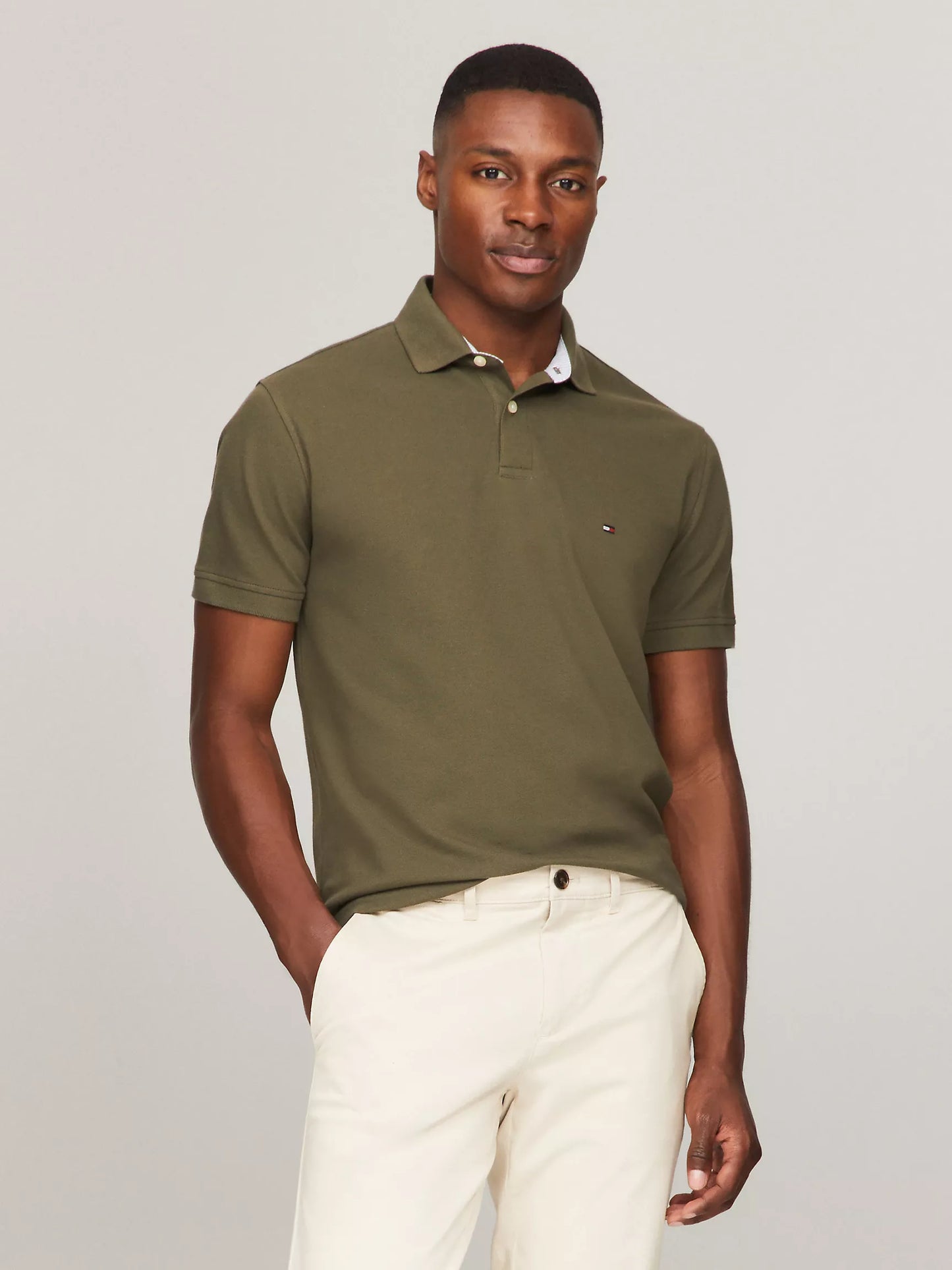 Men Stretch Polo