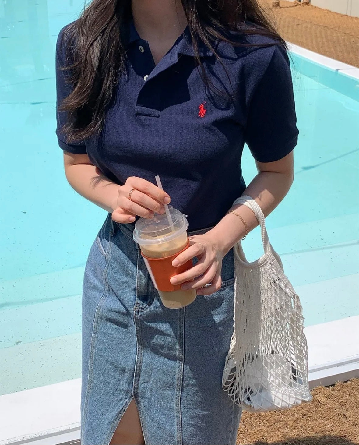 Big Boys Iconic Mesh Polo Shirt