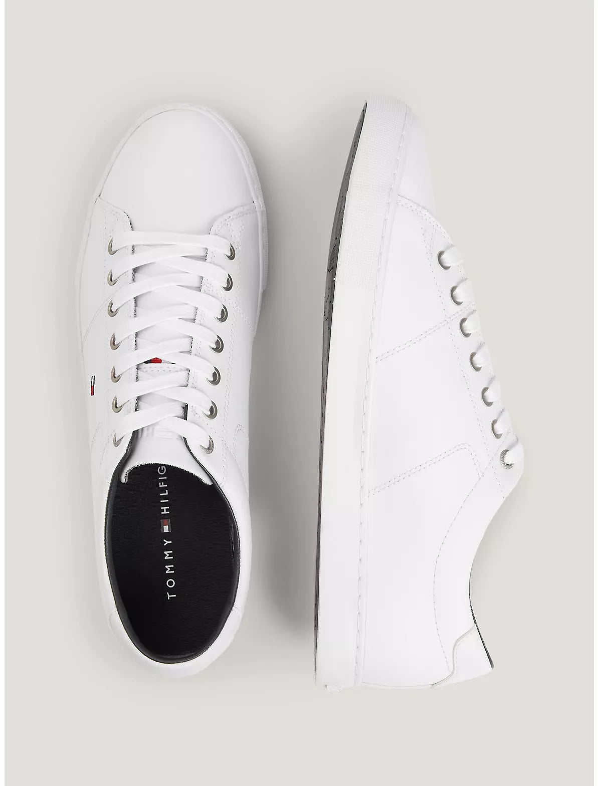 Men Flag Leather Sneaker