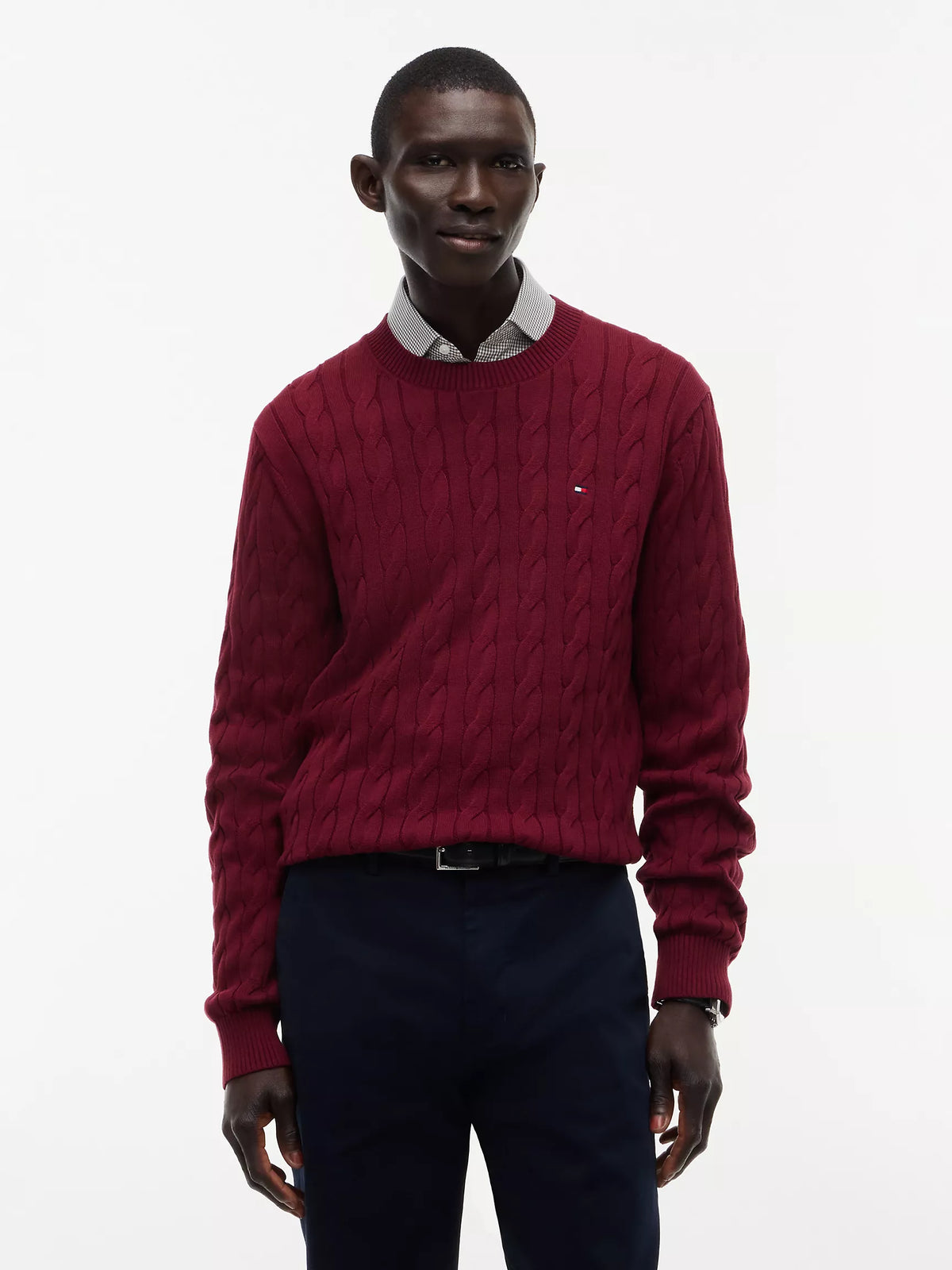 Men Cable Knit Sweater