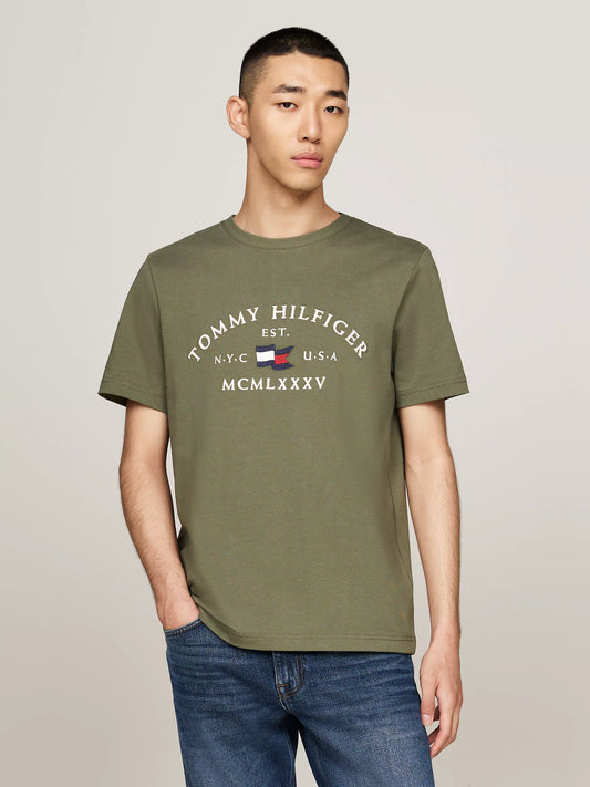 Men Embroidered Arch Logo Tee