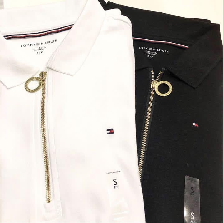 Women Slim Fit Zip Polo