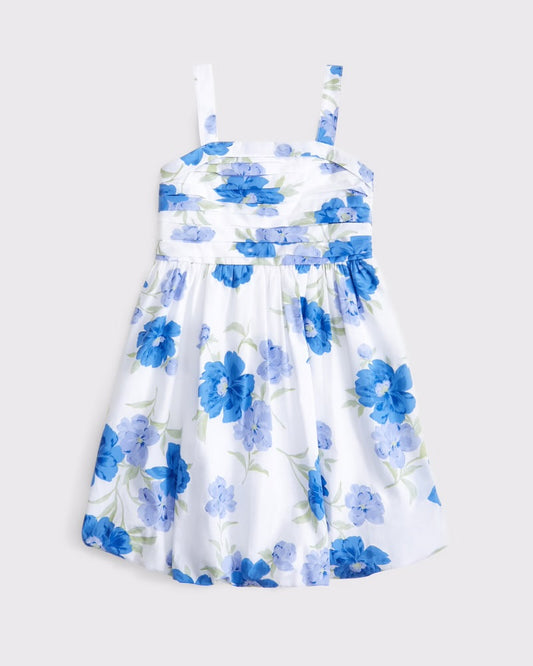 Girls Emerson Bubble Hem Mini Dress