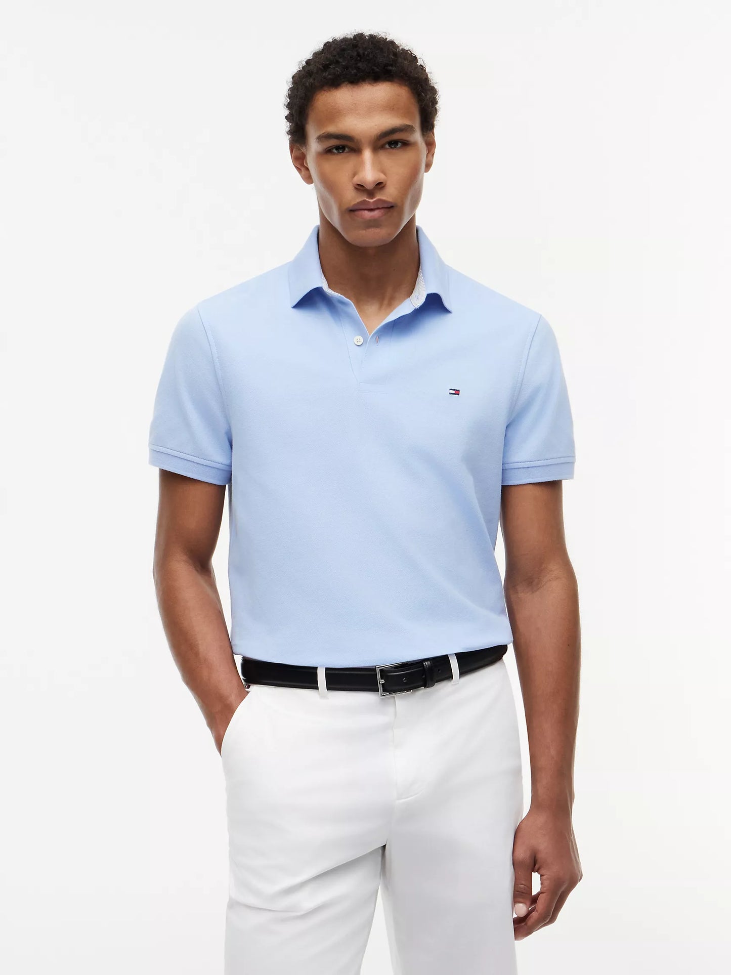 Men Stretch Polo