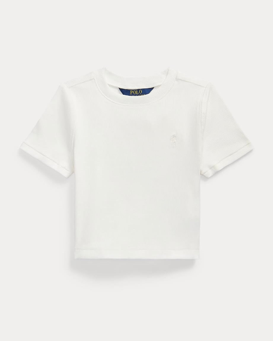 Girls Ribbed Boxy T-Shirt