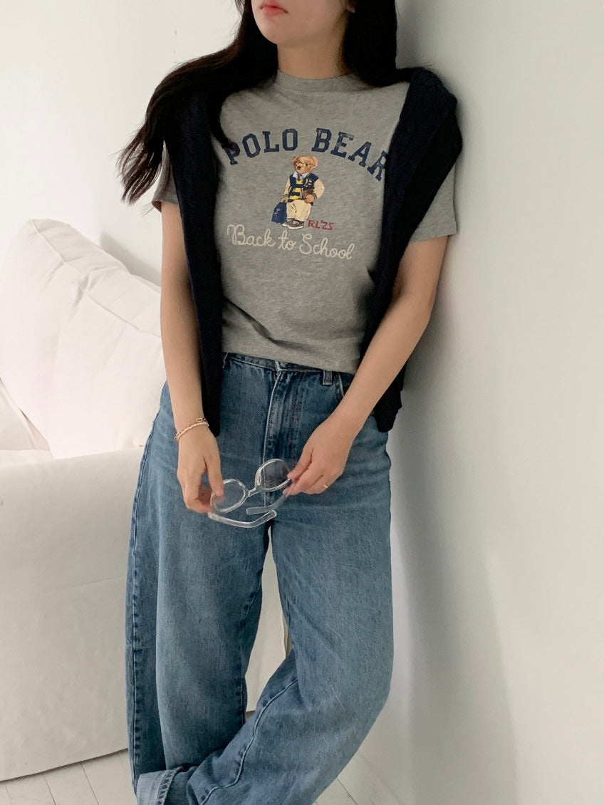 Big Boys Bear Cotton Jersey Tee