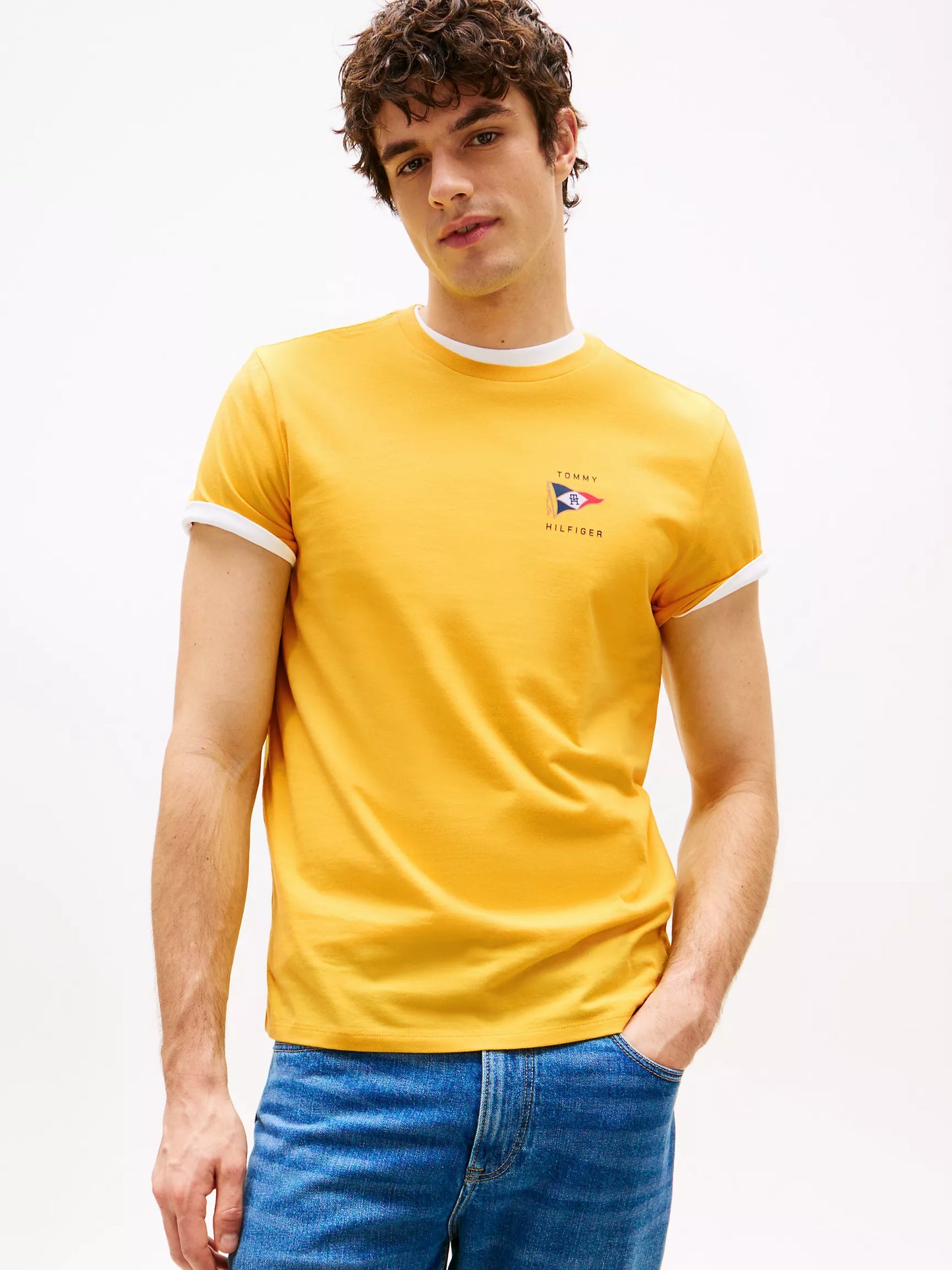 Men Nautical Flag Graphic Tee