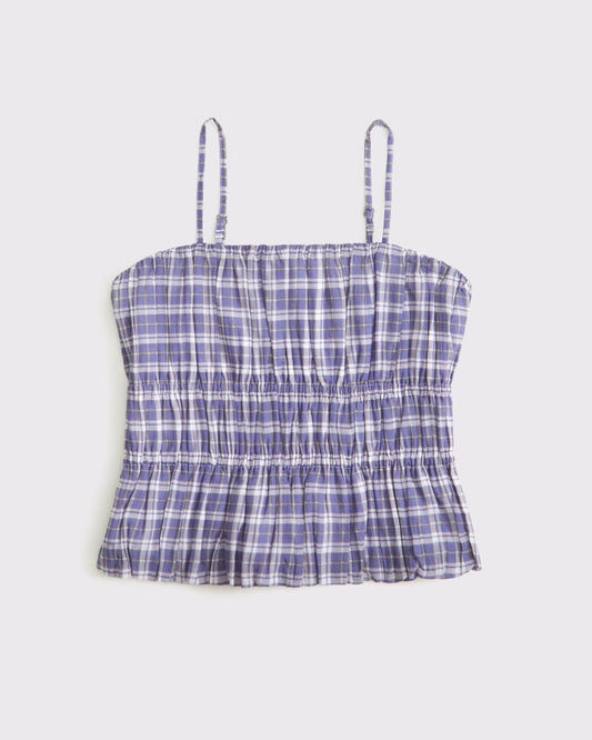 Girls Smocked Squareneck Set Top