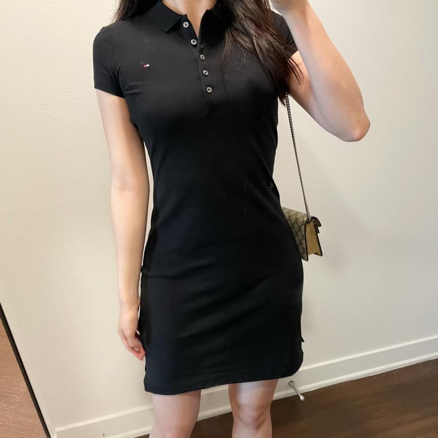 Women Slim Fit Polo Dress
