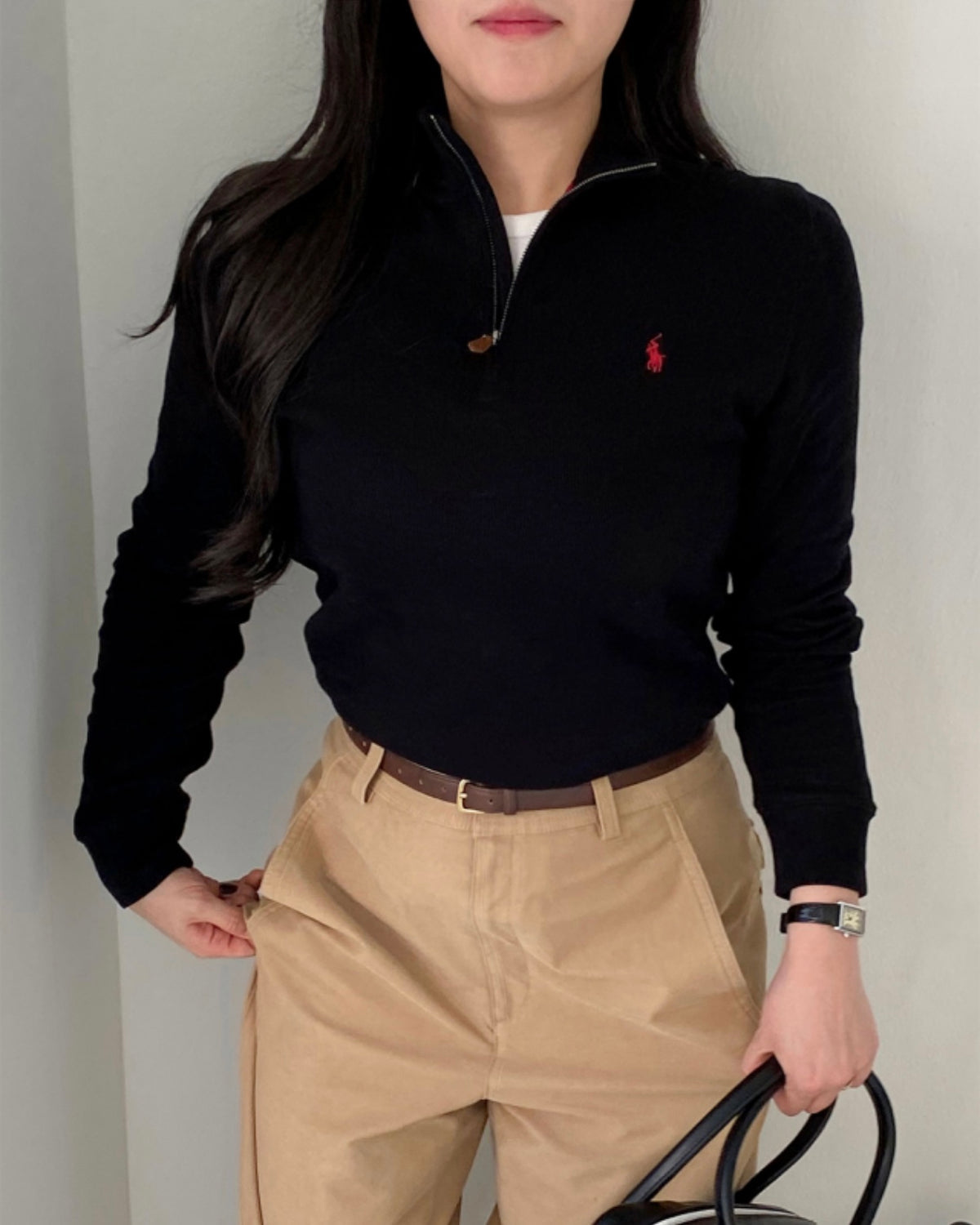 Big Boys Quarter-Zip Sweater