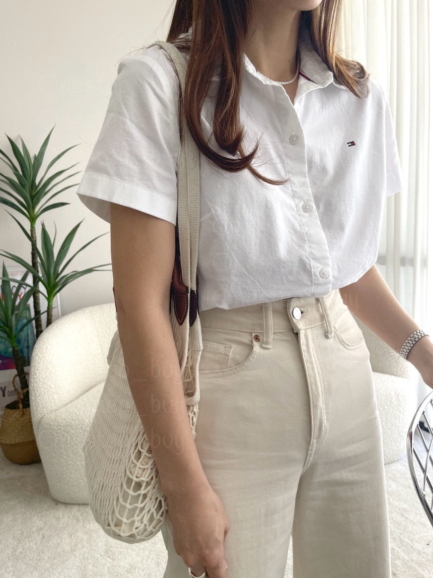Short-Sleeve Oxford Shirt