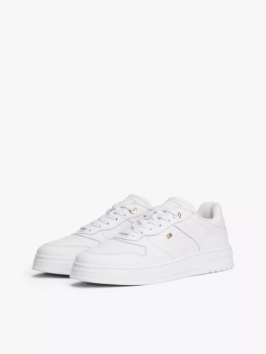 Women Smooth Leather Cupsole Sneaker