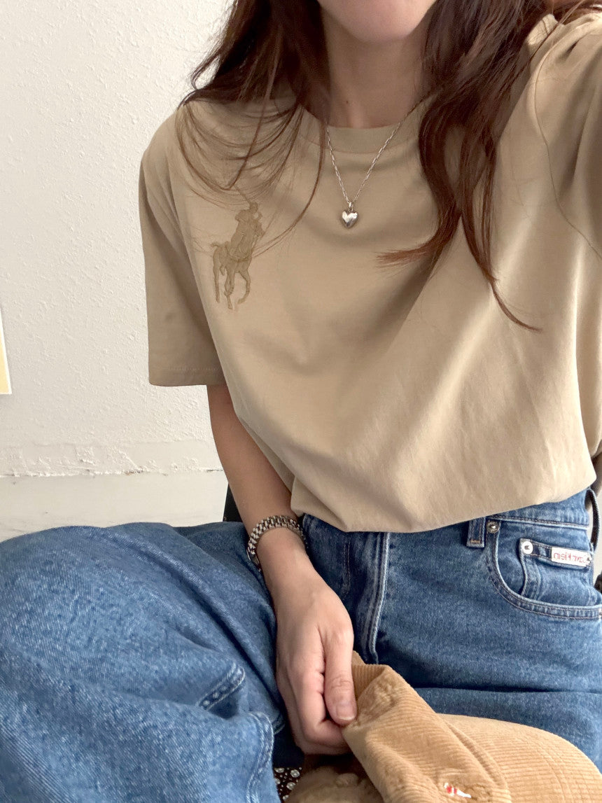 Big Boys Big Pony Cotton Jersey Tee