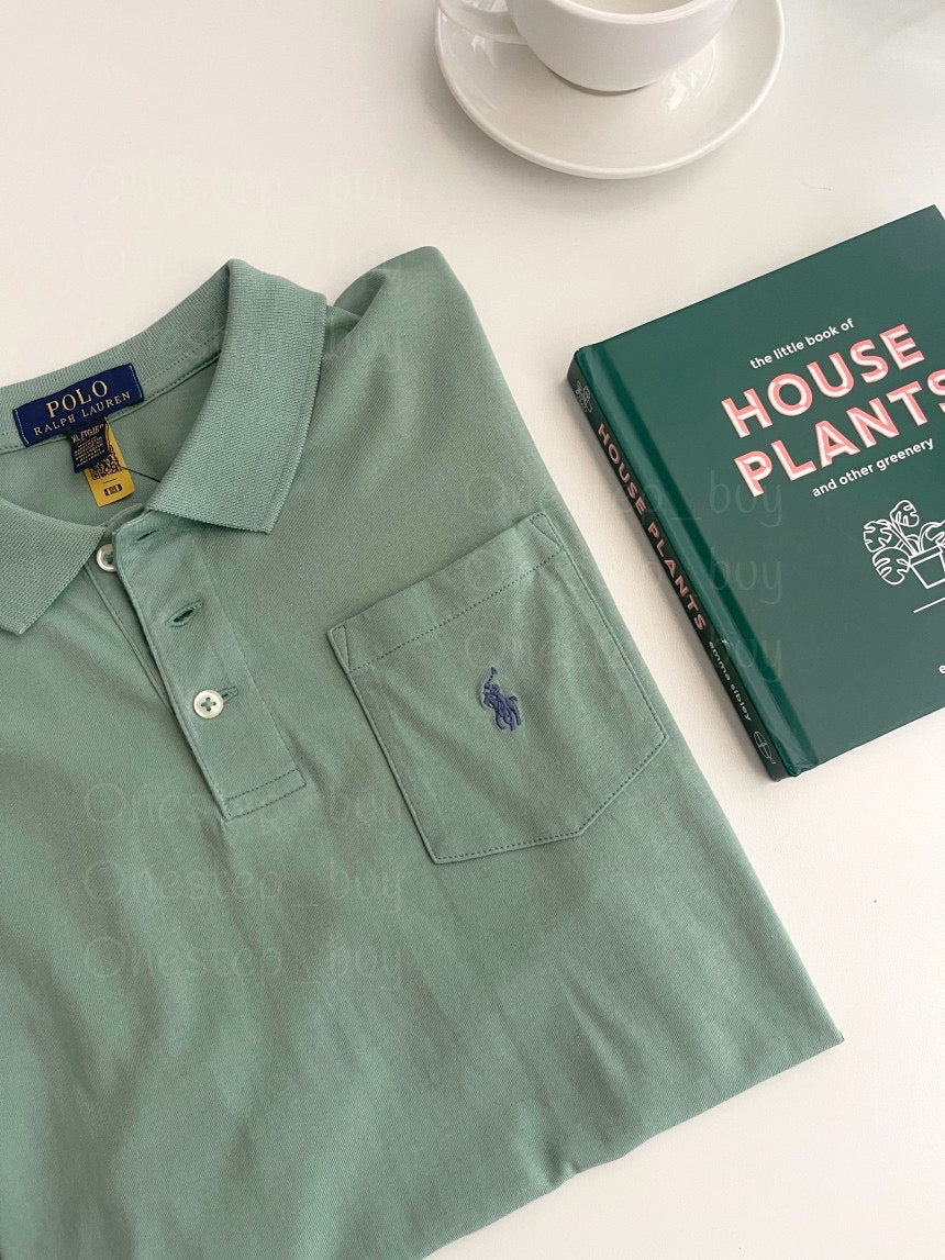 Big Boys Cotton Jersey Pocket Polo Shirt