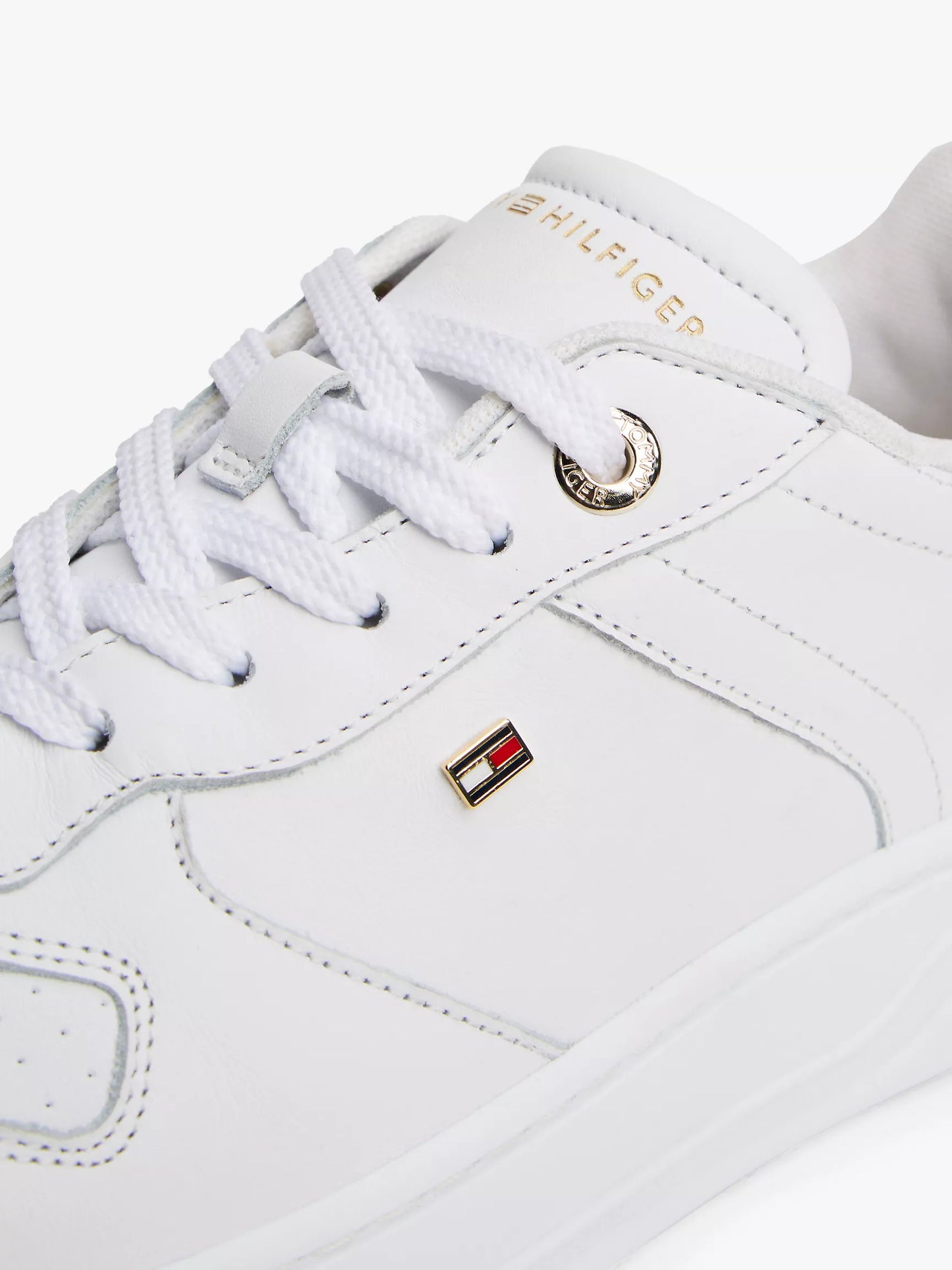 Women Smooth Leather Cupsole Sneaker