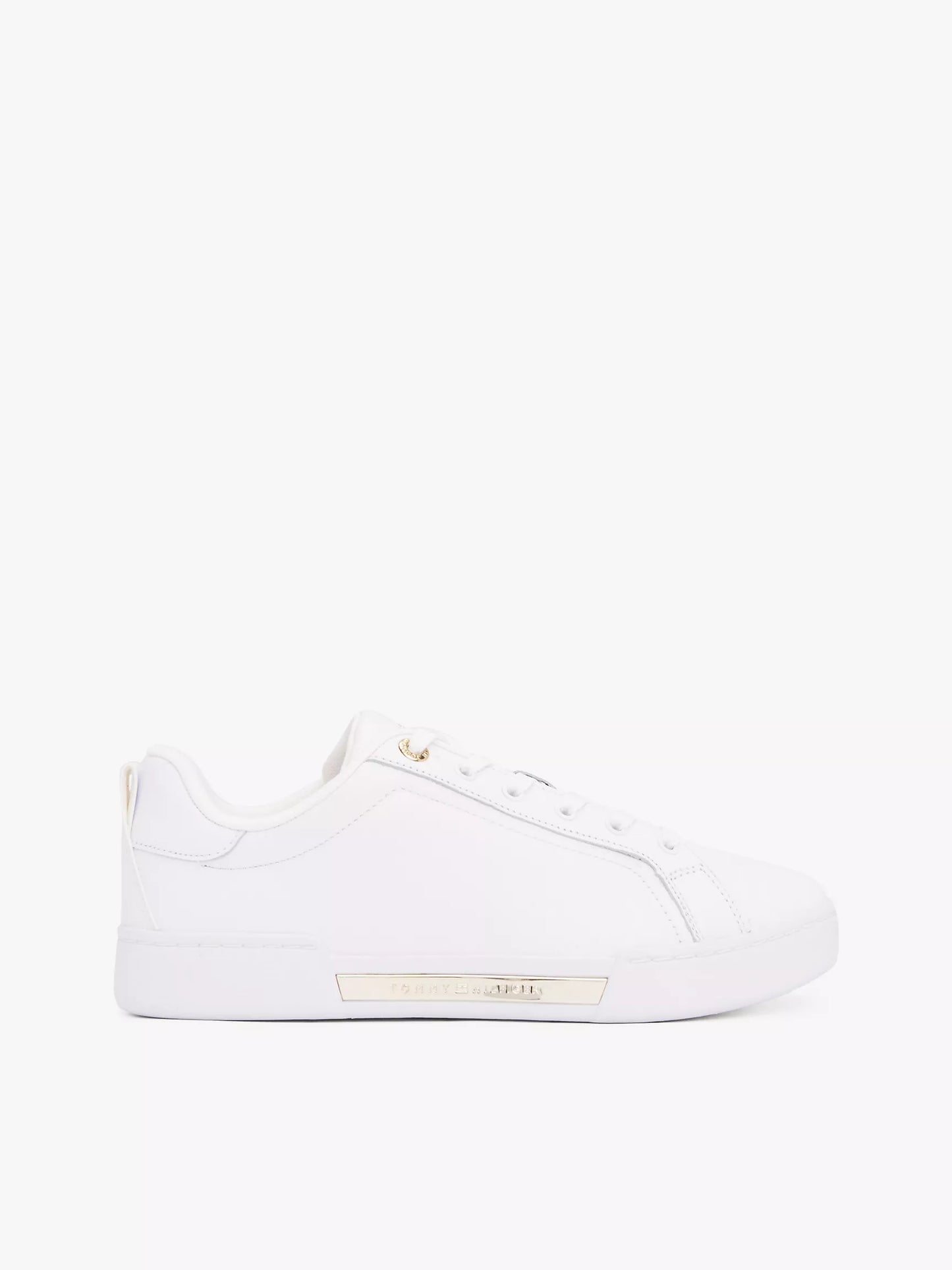 Women Hilfiger Logo Leather Sneaker