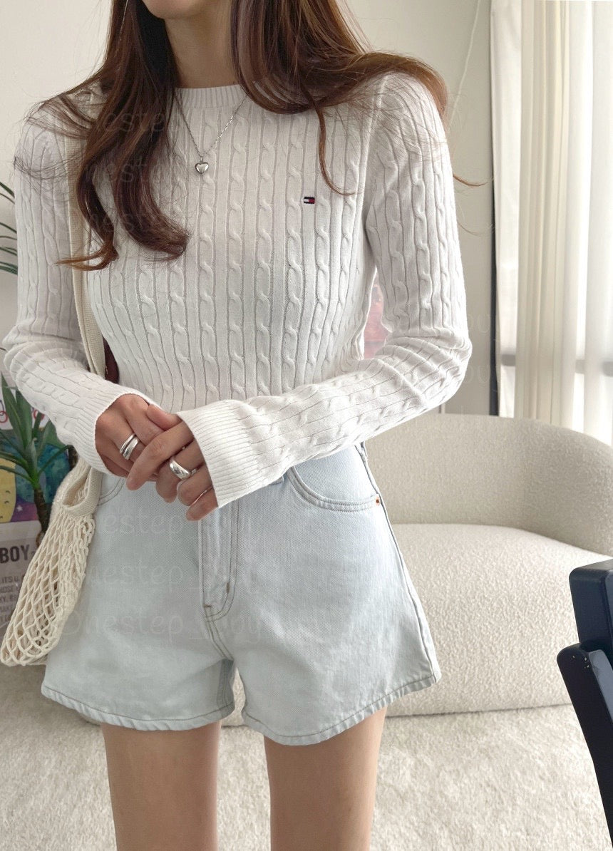 Women Cable Knit Sweater