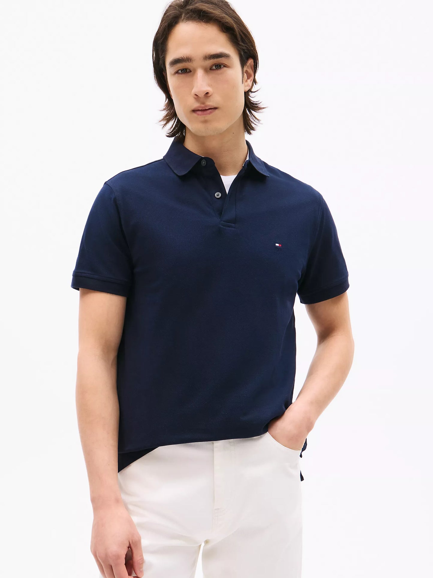 Men Stretch Polo