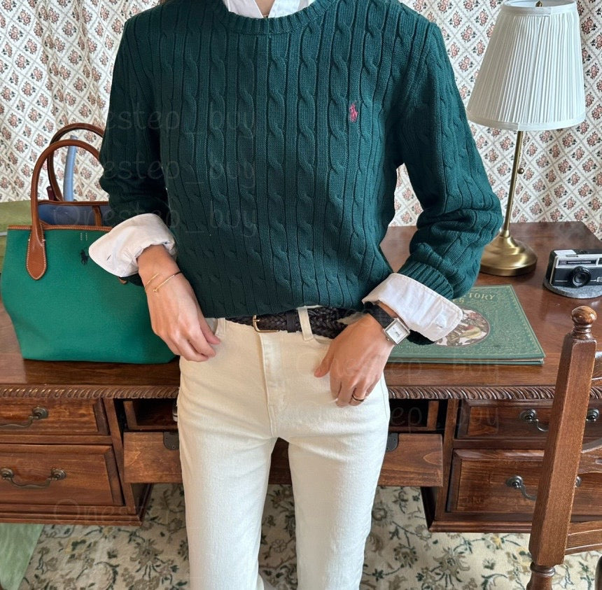 Big Boys Cable-Knit Cotton Sweater