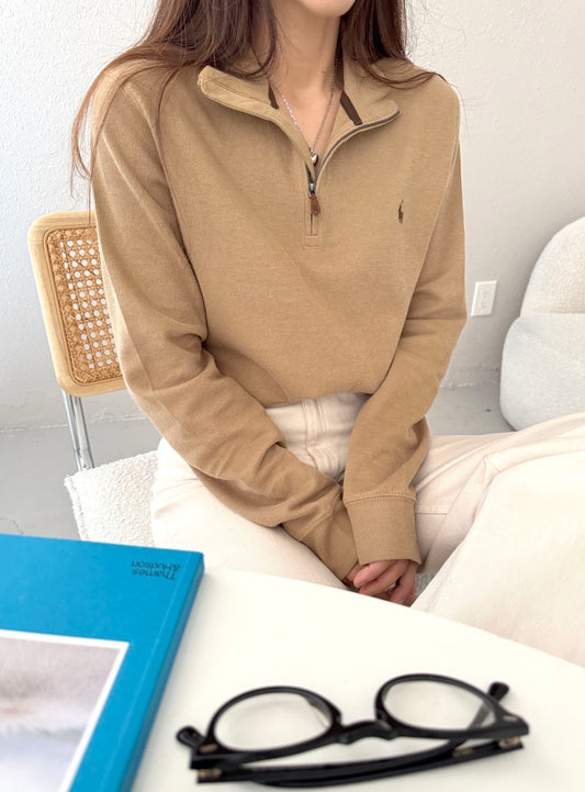 Big Boys Quarter-Zip Sweater