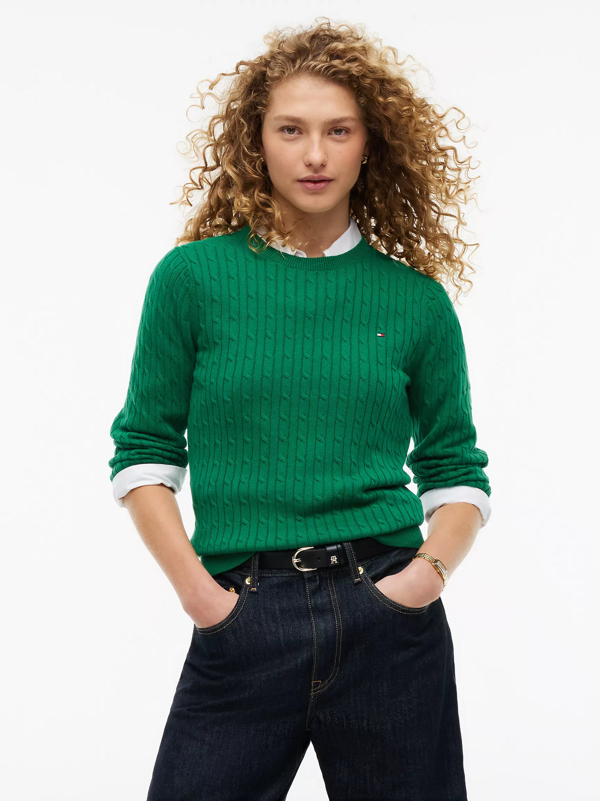 Women Cable Knit Sweater