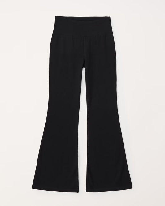Girls Essential Knit Flare Leggings