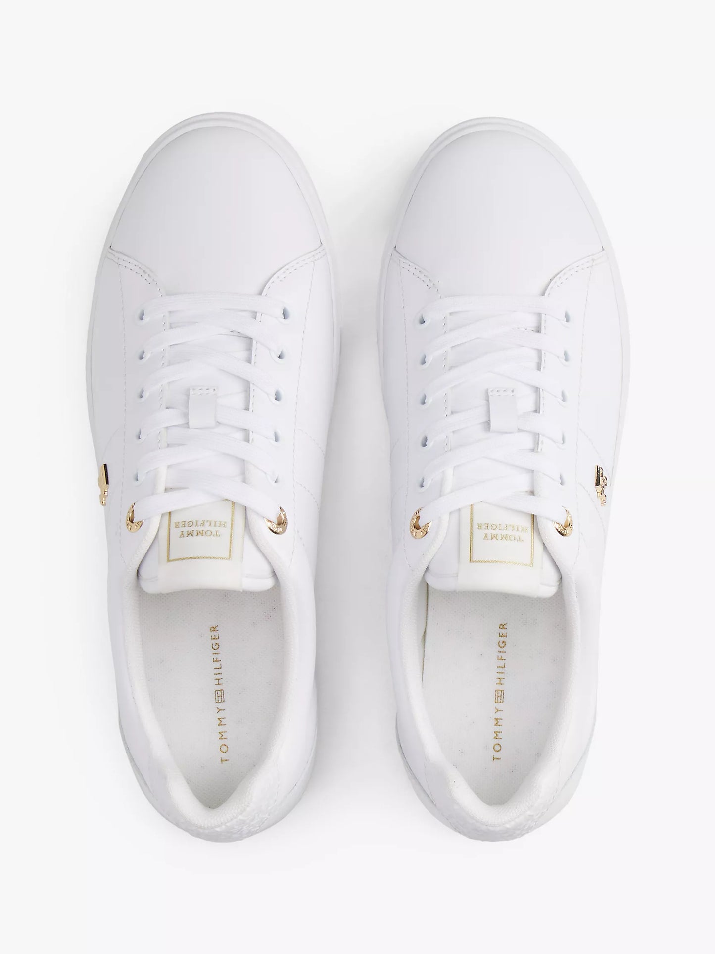 Women Monogram Heel Leather Court Sneaker