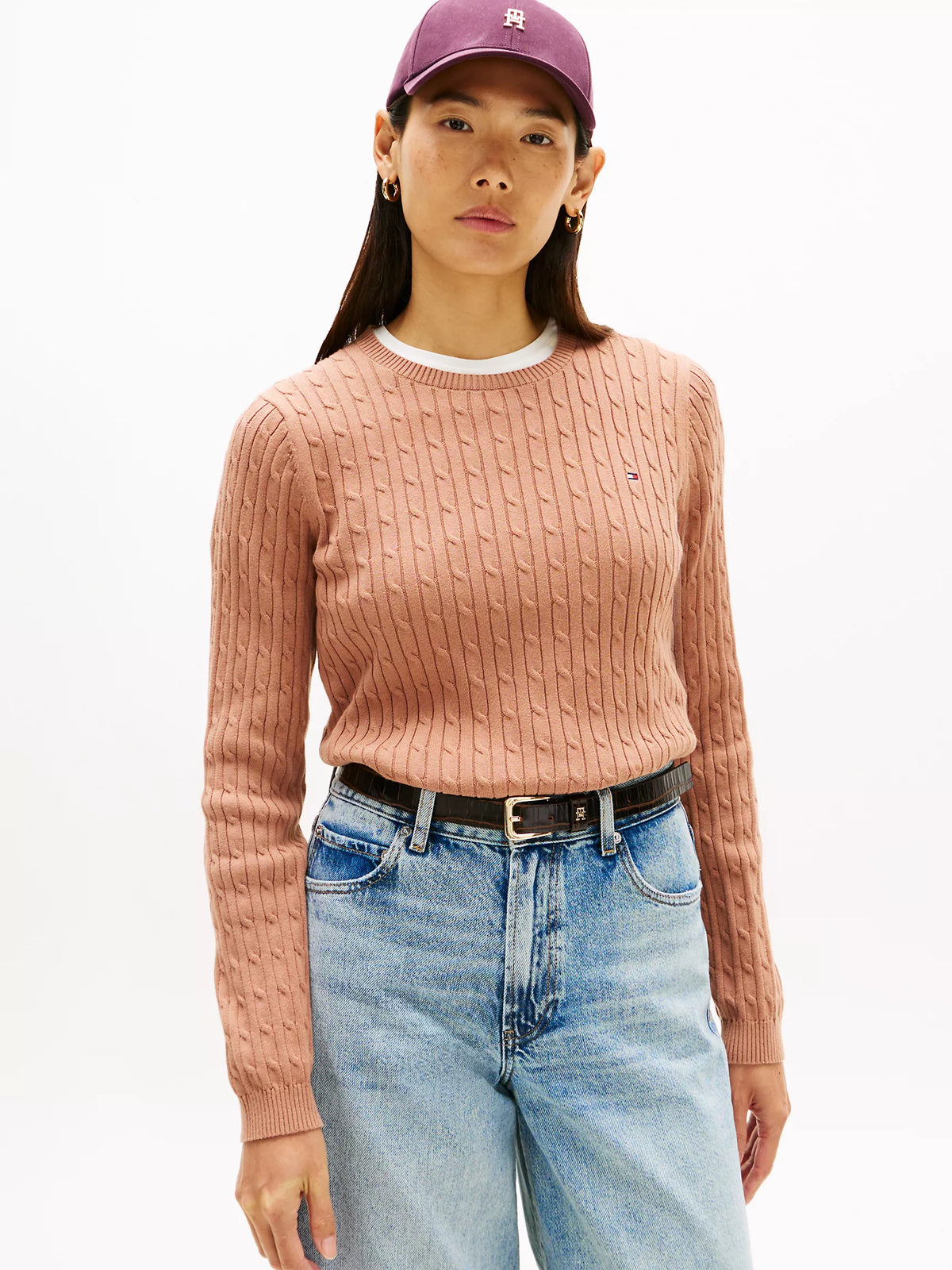 Women Cable Knit Sweater