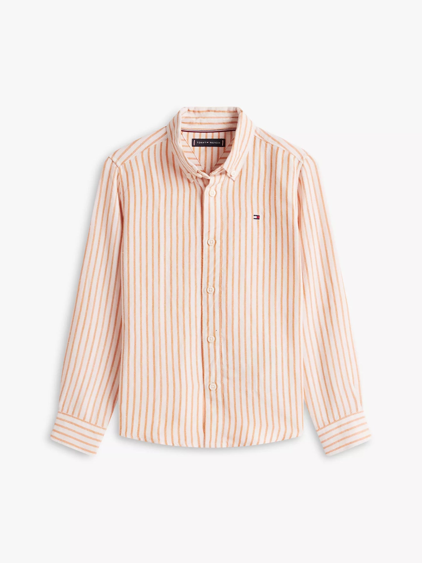 Kids' Striped Linen-Blend Shirt