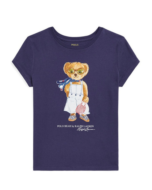 Girls Bear Cotton Jersey Tee
