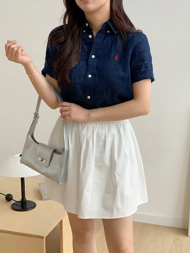 Big Boys Linen Short-Sleeve Shirt