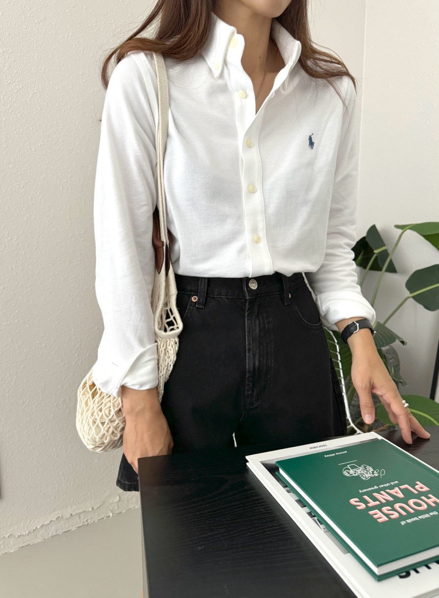 Big Boys Featherweight Cotton Mesh Shirt
