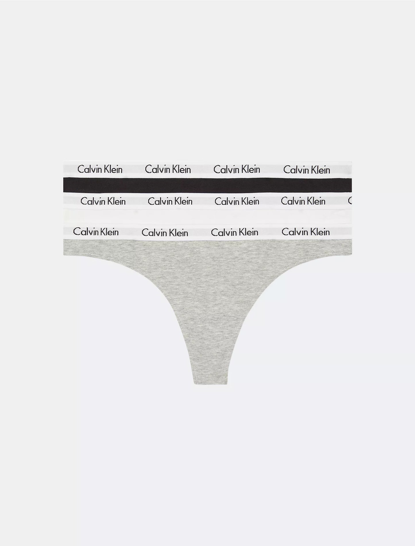 Women Carousel Logo Cotton 3-Pack Thong
