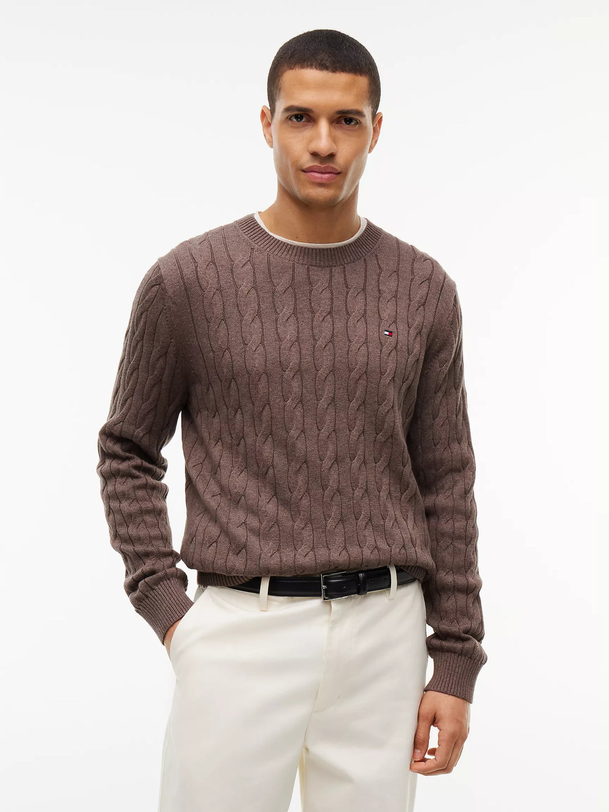 Men Cable Knit Sweater