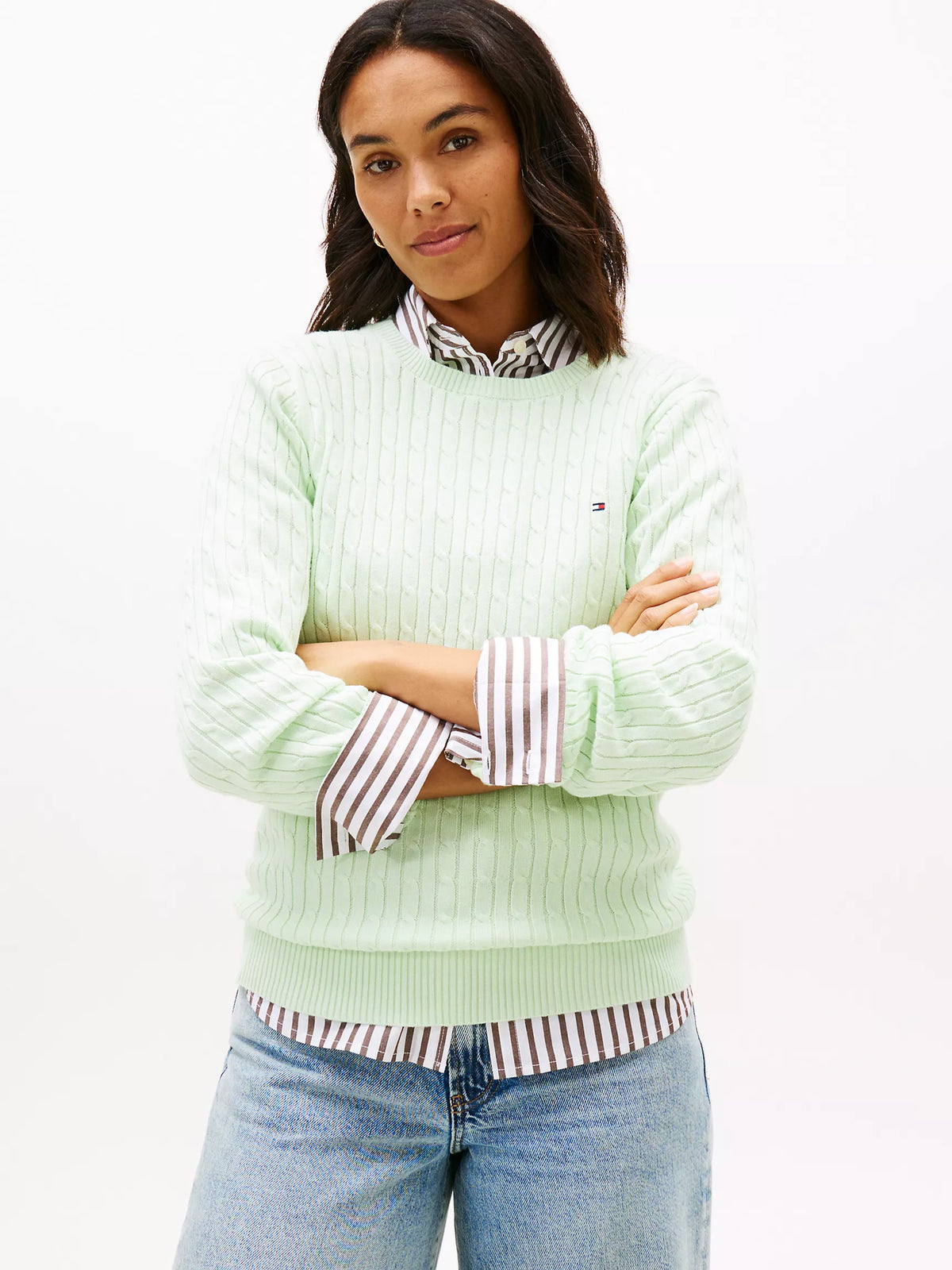 Women Cable Knit Sweater