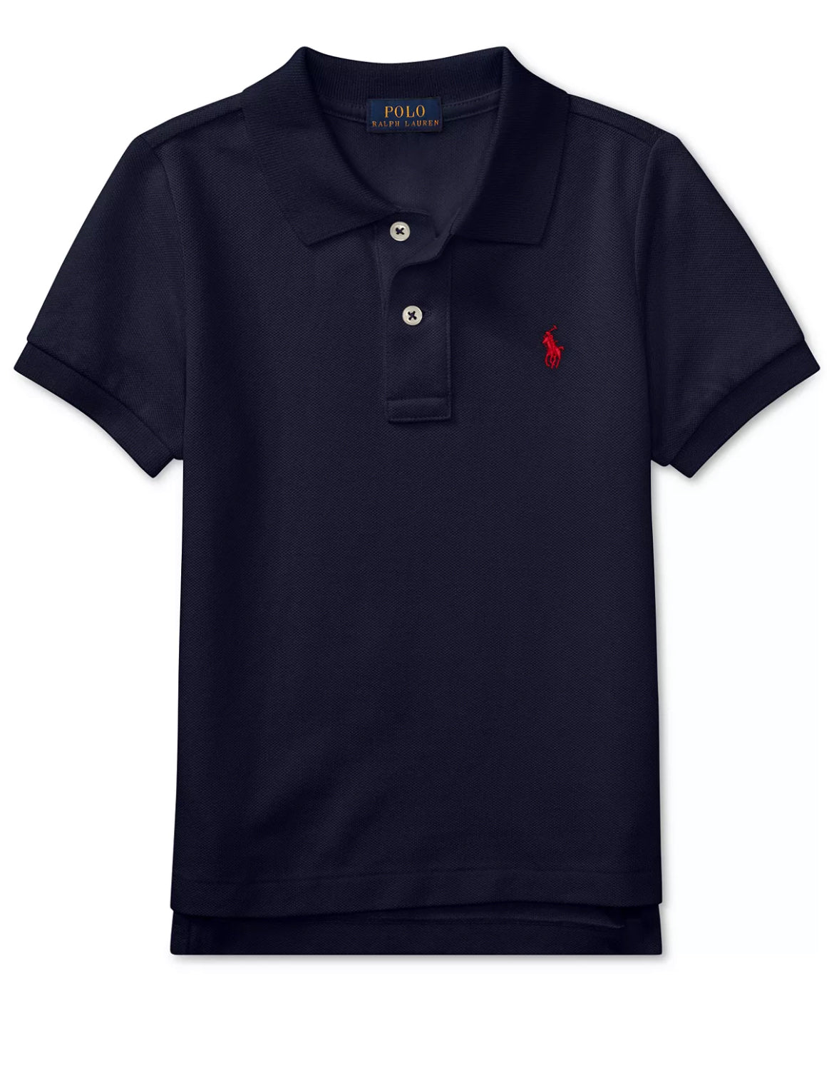 Boys Cotton Mesh Polo Shirt