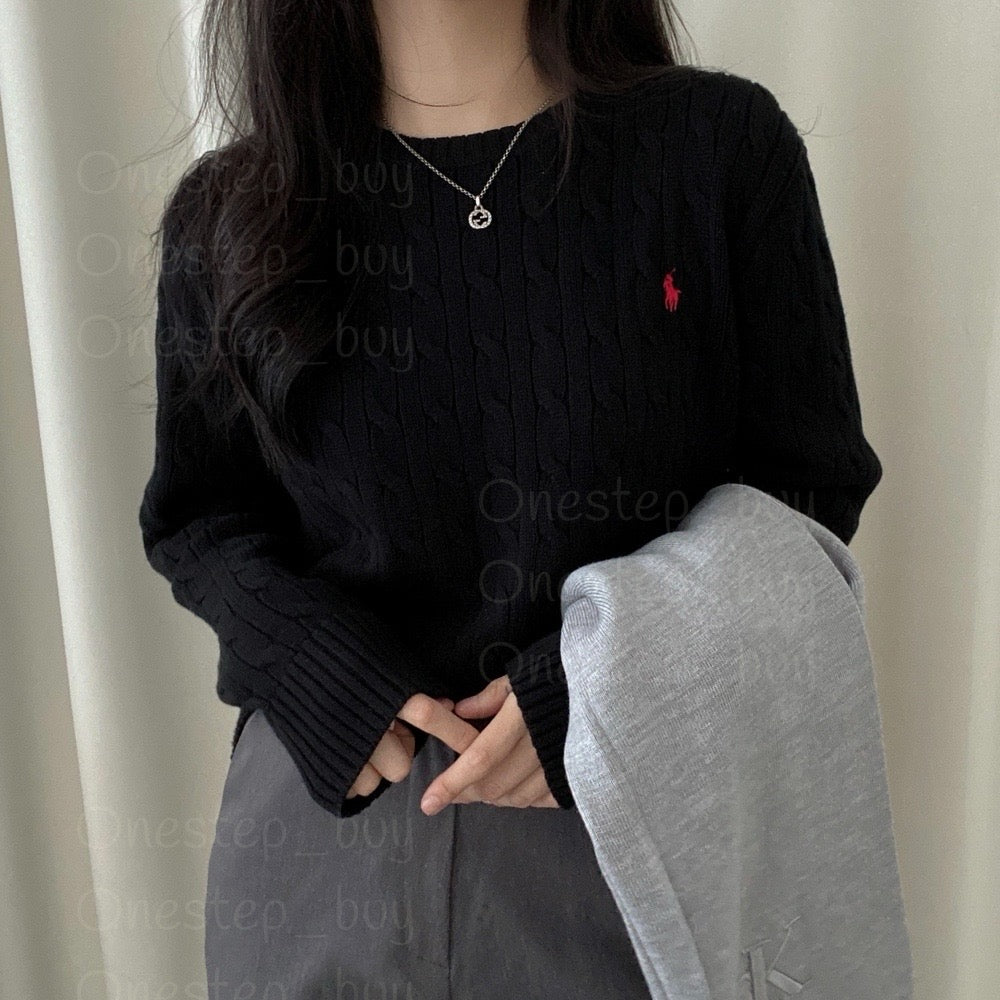 Big Boys Cable-Knit Cotton Sweater