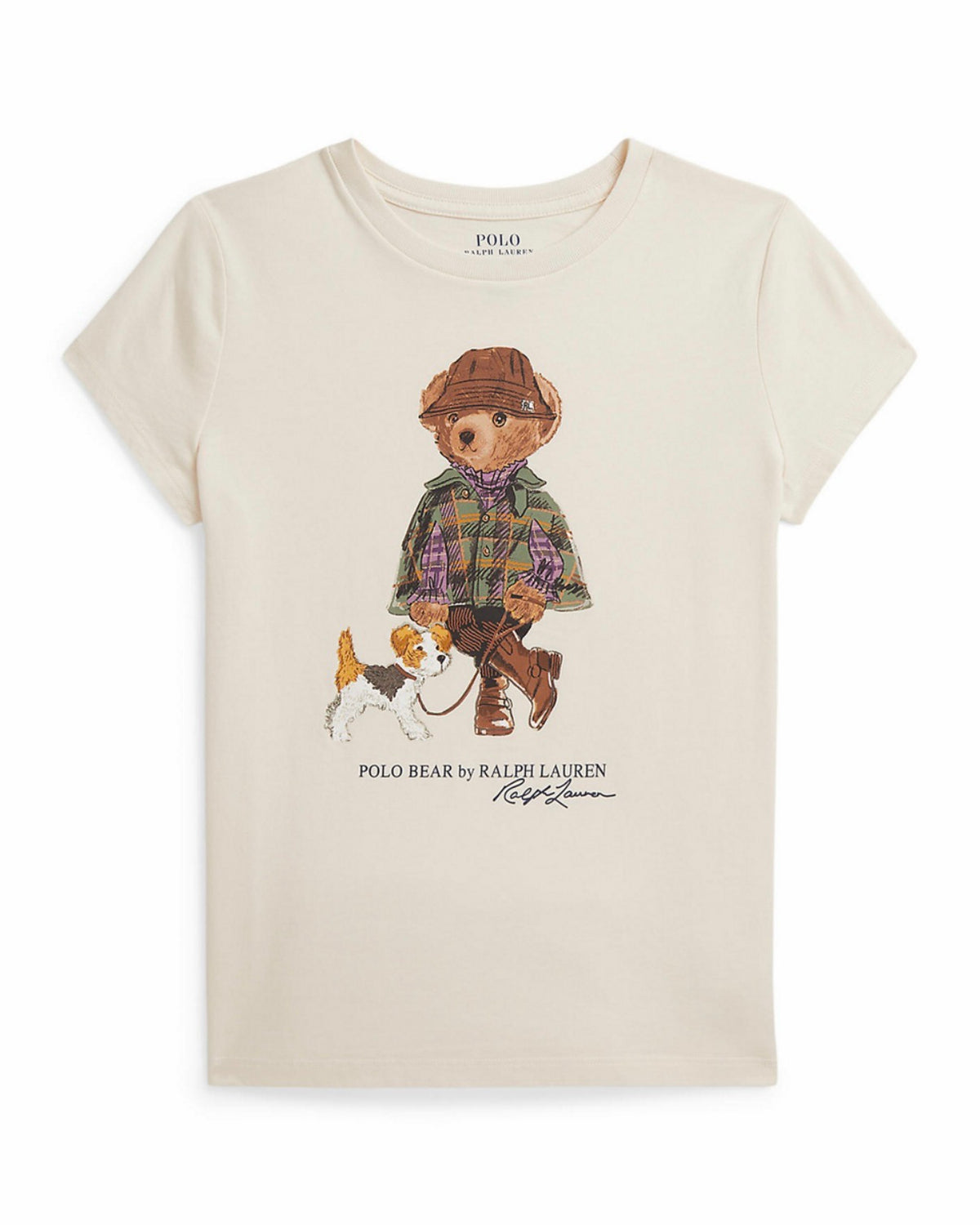 Girls Polo Bear Cotton Jersey Tee