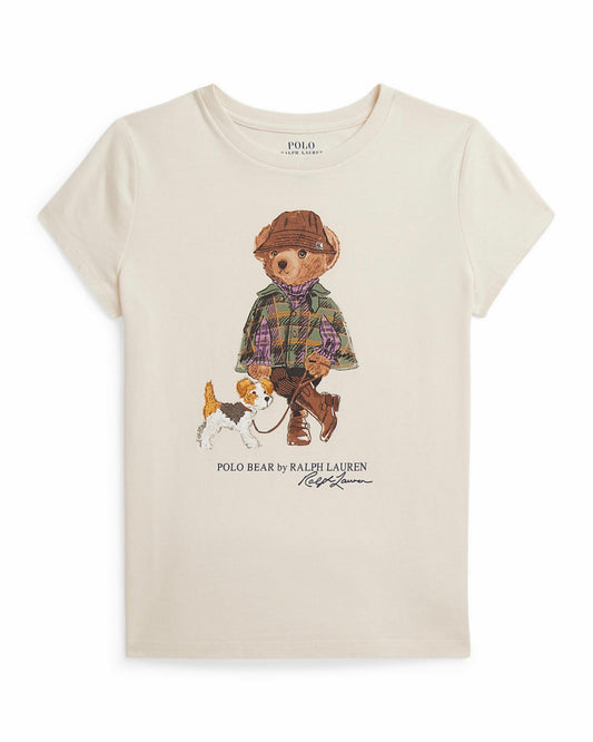 Girls Polo Bear Cotton Jersey Tee