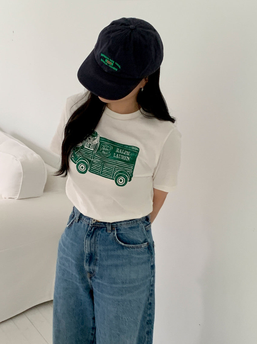 Big Boys Coffee Polo Bear Tee