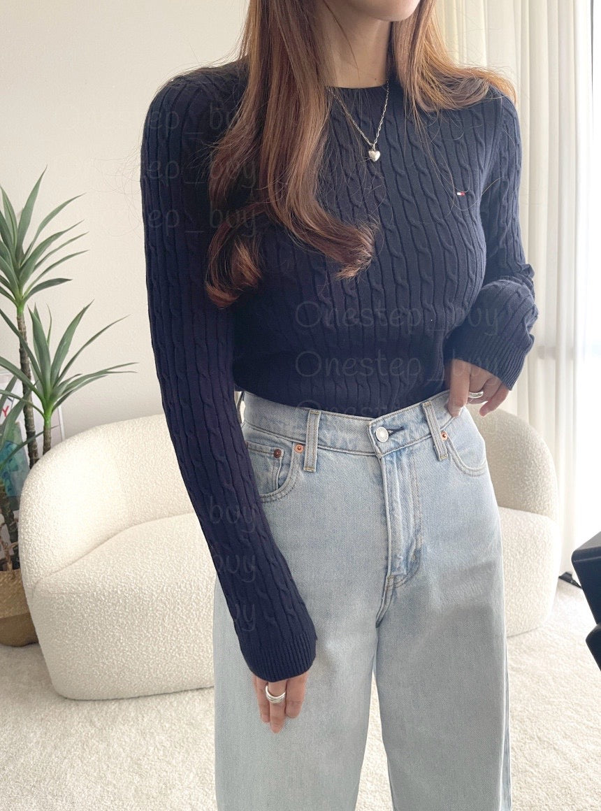 Women Cable Knit Sweater