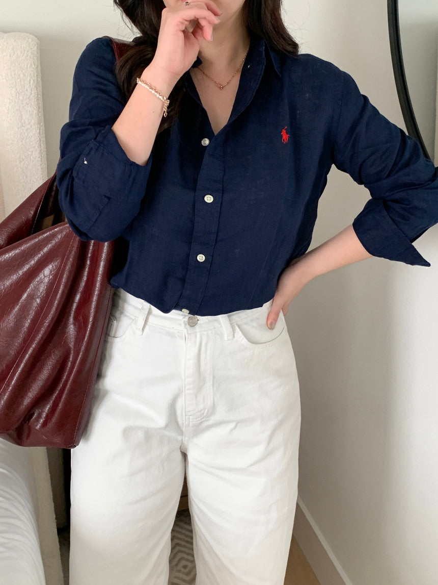 Big Boys Cotton Linen Shirt