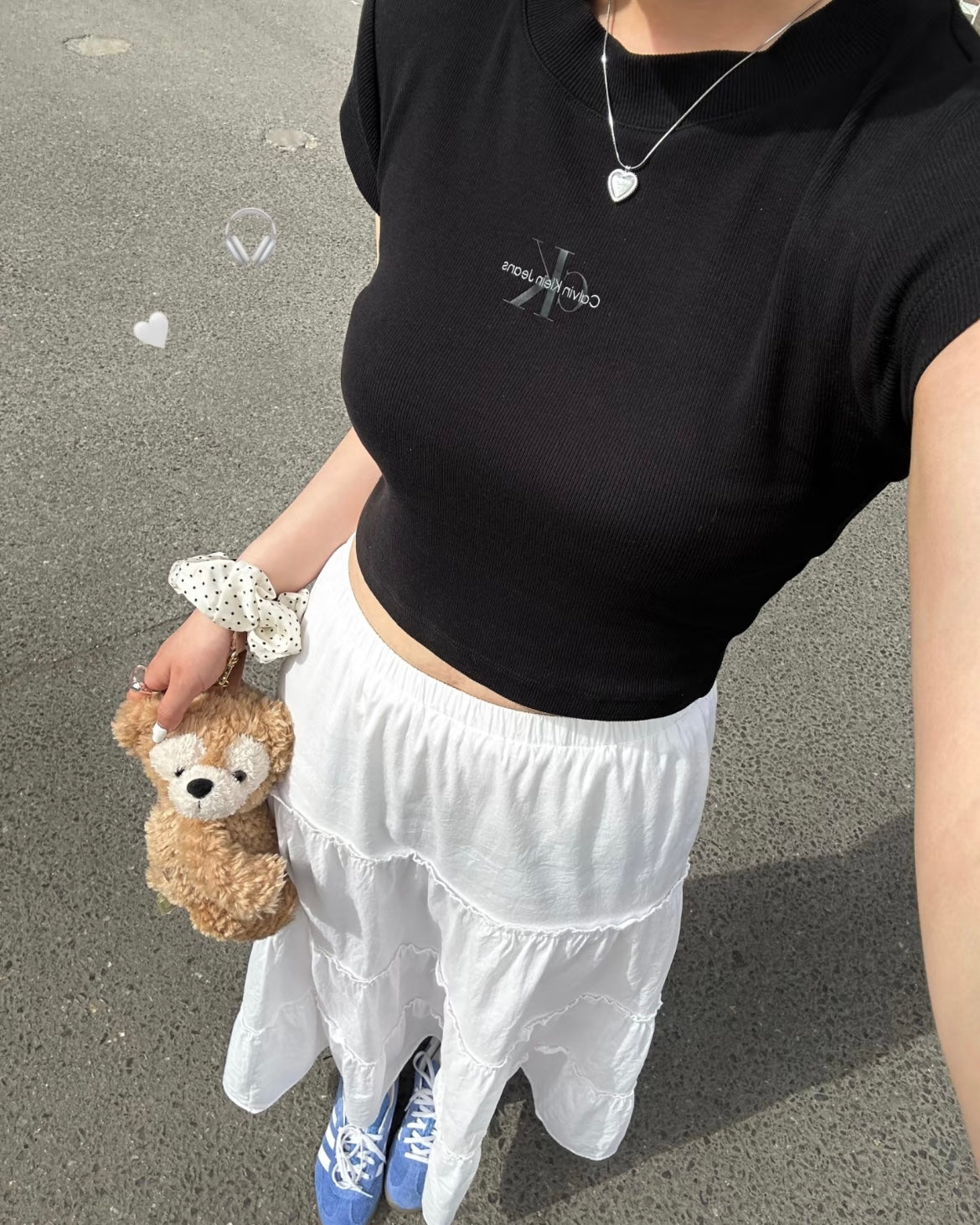 Women Monologo Baby Tee